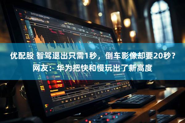 优配股 智驾退出只需1秒，倒车影像却要20秒？网友：华为把快和慢玩出了新高度