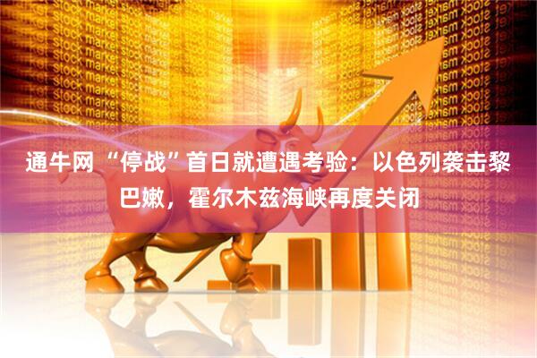 通牛网 “停战”首日就遭遇考验：以色列袭击黎巴嫩，霍尔木兹海峡再度关闭