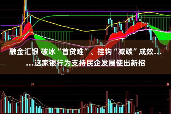 融金汇银 破冰“首贷难”、挂钩“减碳”成效……这家银行为支持民企发展使出新招